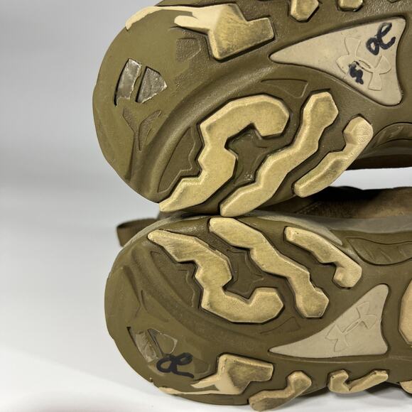 Under Armour Boots Mens Size 11.5 Green/Brown Camo Hunting Hiking - Picture 11 of 12